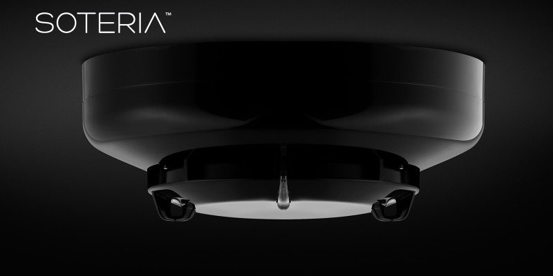 schwarzer Multisensormelder