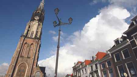 Kirchenturm der neuen Kirche von Delft