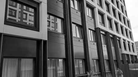 Das Studierendenwohnheim in Bochum mit 720 Wohneinheiten ist das höchste in 
Modulbauweise errichtete Gebäude in Europa. Bild: Daiwa House Modular Europe 
GmbH