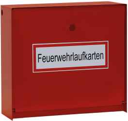 Feuerwehrlaufkartendepot A3 (für 130 Laufkarten, elektr. verriegelt, Metall)